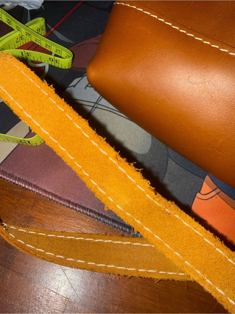 Portland Leather Goods Honey Festival Full grain Leather Crossbody Bag - Picture 7 of 7